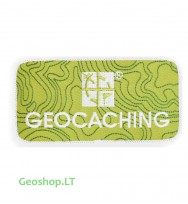 Antsiuvas Geocaching logo, žalias